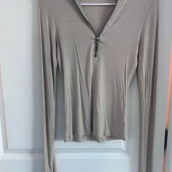 Joah Brown The Half Zip Mock Neck - Picture 3 of 4